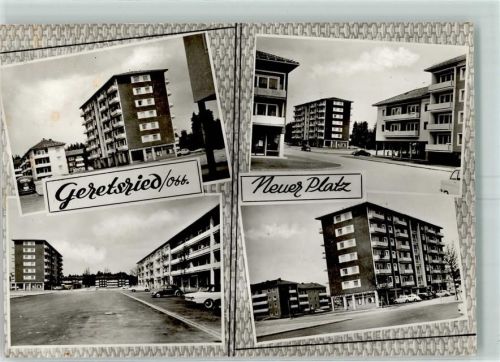 Geretsried Karl-Lederer-Platz Wohnblock VW Käfer Neuer Platz