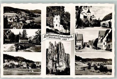 Eschenbach Kirche Ruine Dorfstrasse Ritterfelsen
