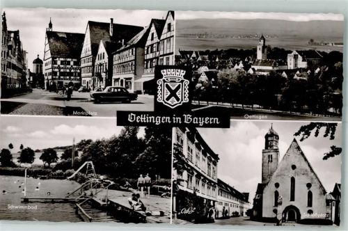 Oettingen Marktplatz Schwimmbad Schlossplatz