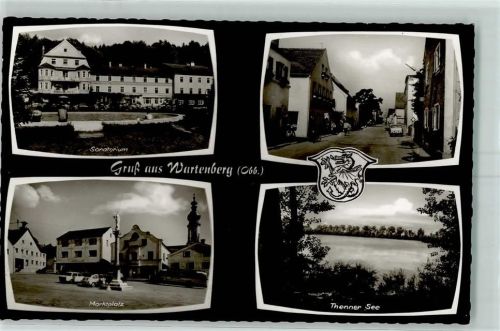 85447 W8059 Wartenberg , Oberbay - Sanatorium Thenner See Marktplatz Fiat
