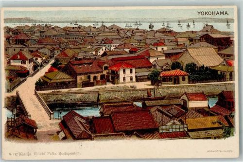 Yokohama Brücke Meer Schiffe