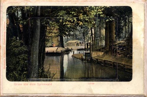 03222 O7543 Lehde - Lehde (o-7543) Leporello, Gruß aus dem Spreewald I-II