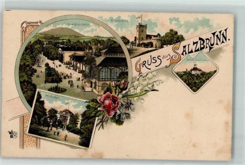 Bad Salzbrunn Luisenhof Neue Elisenhalle Wilhelmshöhe Schloss Fürstenstein Ottmar Zieher