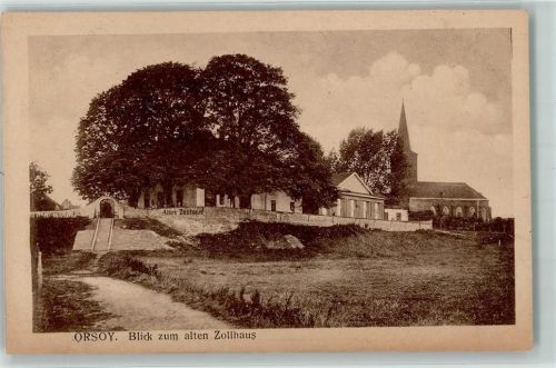 47495 W4134 Orsoy , Niederrhein - Altes Zollhaus