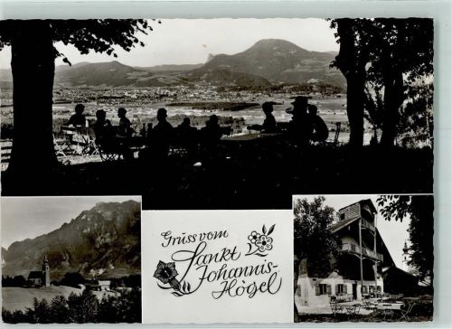 Piding Gasthaus St. Johannis Högel Salzburg Untersberg Kirche Terrasse