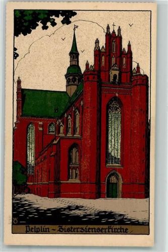 Pelplin Künstlersteindruck Zisterzienserkirche