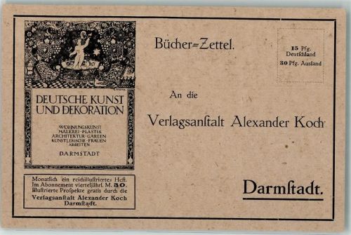 Band Herren-Zimmer Band VIII der Koch'schen Handbücher neuzeitlicher Wohnungskultur
