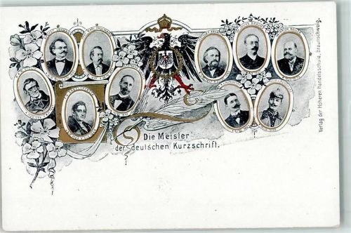 1900 Die Meister der Kurzschrift