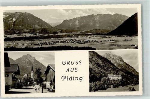 Piding Untersberg Lattengebirge Hochstaufen Kirche