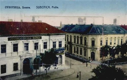 Subotica Subotica (Serbien) Leporello, Teilansicht II (Abschürfungen VS/RS, fleckig VS/RS)
