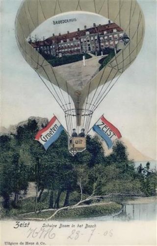 3701 Zeist - Zeist (Niederlande) Mechanik-Drehkarte, Ballon I-II