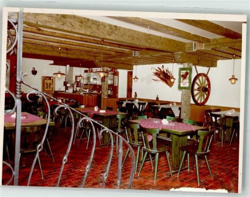 Maierhöfen Gasthaus Fluggenstube Gaststube Foto Original aus Archiv eines Ansichtskartenverlags Ort handschriftlich