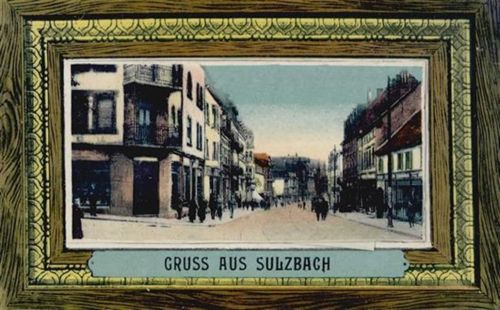 66280 W6603 Sulzbach , Saar - Strassenpartie Ort lt. Kundenhinweis