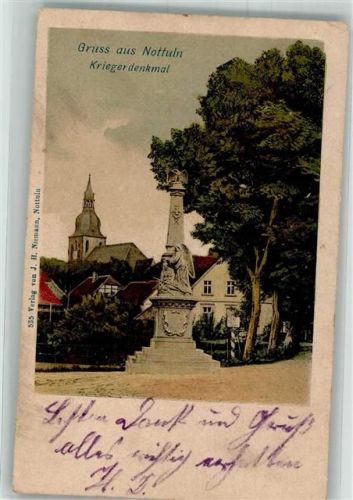Nottuln 1905 Kriegerdenkmal