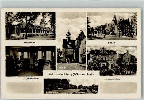 06905 O4603 Bad Schmiedeberg - Eisenmoorbad Kurhaus Moorsanatorium Au-Tor