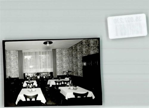 Amecke Hotel Gasthaus Berghof Gaststube Foto Original aus Archiv eines Ansichtskartenverlags Ort handschriftlich