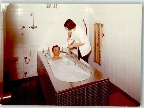 82347 W8139 Bernried , Starnberger See FOTO KEINE AK LVA-Krankenhaus Hohenried Kuranwendung Foto Original aus Archiv eines Ansichtskartenverlages Ort handschriftlich