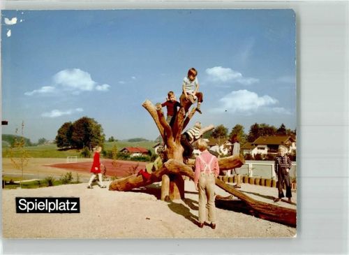 Irschenberg Spielplatz im Caritas SOS Kinderdorf Foto Original aus Archiv eines Ansichtskartenverlages Ort handschriftlich