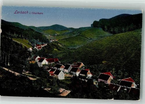 Lerbach Panorama des Ortes Verlag Lederbogen 708