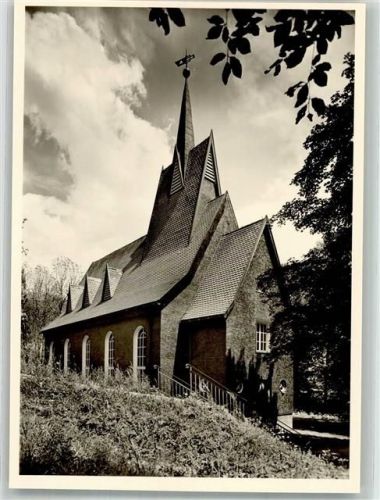 88316 W7972 Überruh Foto AK Kirche