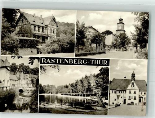 Rastenberg Schwimmbad Jugendherberge Freundschaft Rathaus