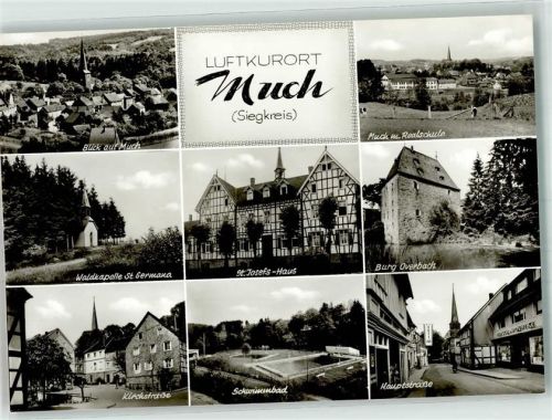 Much Kirche Schwimmbad Burg Overbach