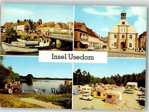 Wolgast Am Hafen Rathaus Am Kölpinsee Campingplatz Zempin Fotograf Mohr VEB Bild und Heimat