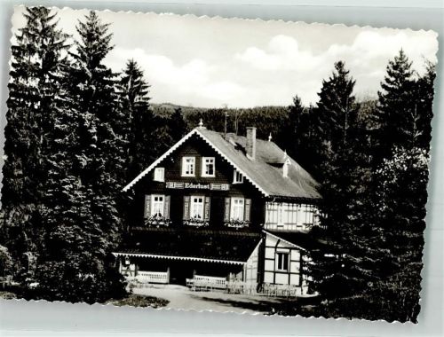 Hatzfeld Hotel Pension Haus Ederlust Ort handschriftlich