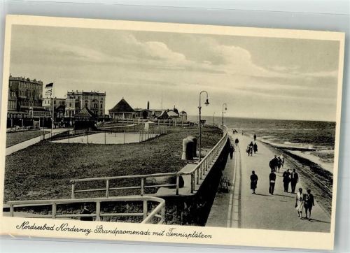 26548 W2982 Norderney - Strandpromenade Tennis