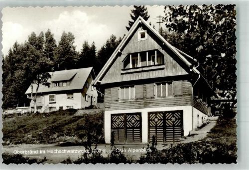 79871 W7821 Oberbränd Foto AK Cafe Alpenblick