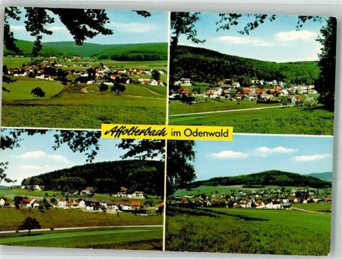 Affolterbach Panorama des Ortes Fotograf Bucher