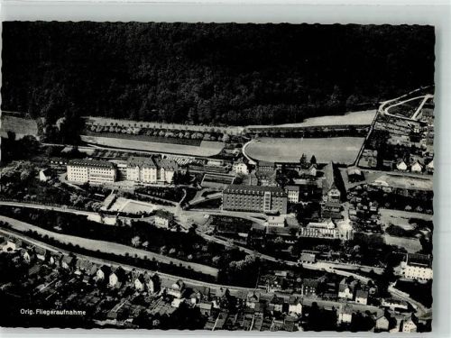 35037 W3550 Wehrda , Kr Marburg a d Lahn - Fliegeraufnahme des Diakonissen-Mutterhauses Hebron mit Krankenhaus