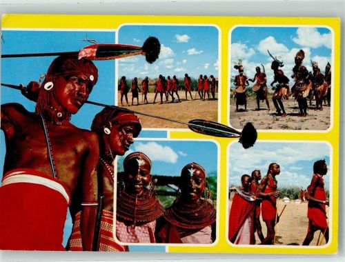 Nairobi 1977 Tracht Tänzer