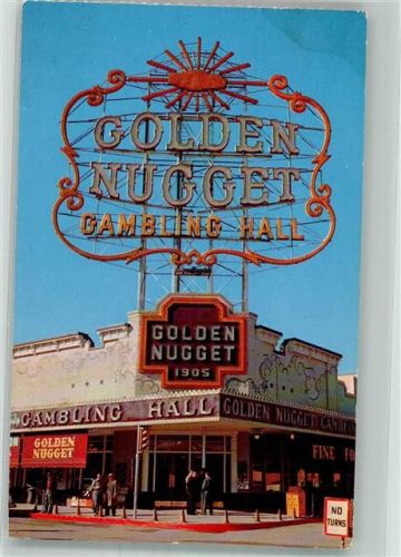 Las Vegas 1958 Gasthaus Golden Nugget Casino
