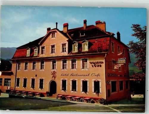 6170 Zirl 1966 Foto AK Hotel Goldener Löwe