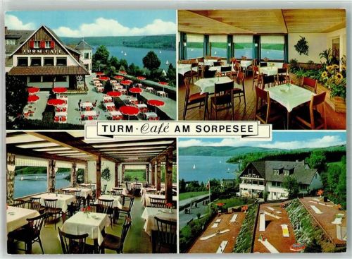 59846 W5768 Langscheid , Sorpesee - Cafe Turm
