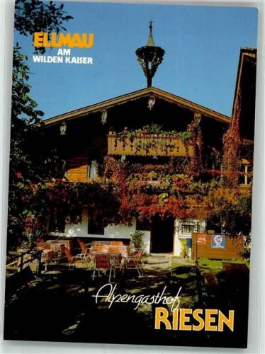 6352 Ellmau Foto AK Gasthaus Riesen