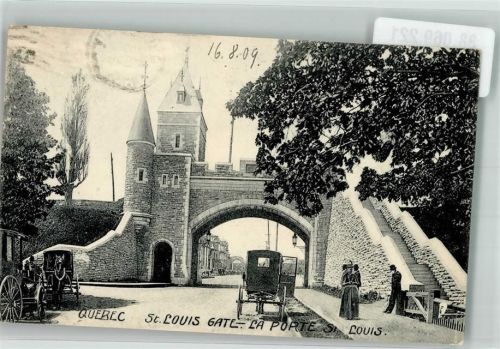 Quebec 1909 Stl Louis Gate