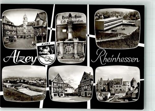 Alzey Albert Schweitzer Schule Freibad Rathaus Schloss