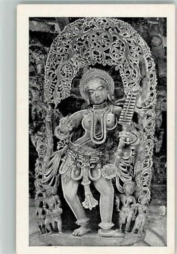 Tanz Erotik Rudraveena im Chennakeshava Tempel in Belur