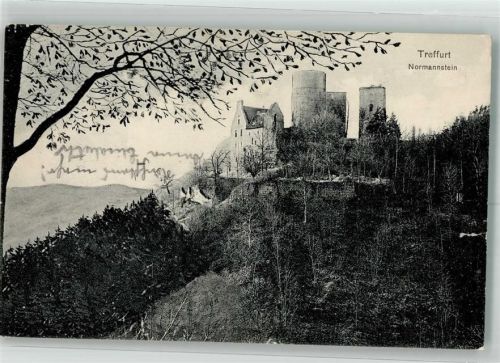 Treffurt 1911 Burg Normannstein Hotel Gasthaus