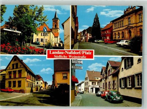 Nußdorf 1984 Gasthaus zur Pfalz Kirche VW Käfer