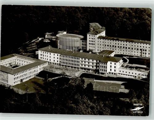 Gemünden Fliegeraufnahme Provinzhaus der Kreuzschwestern