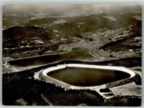 91230 W8569 Happurg Foto AK Fliegeraufnahme Stausee