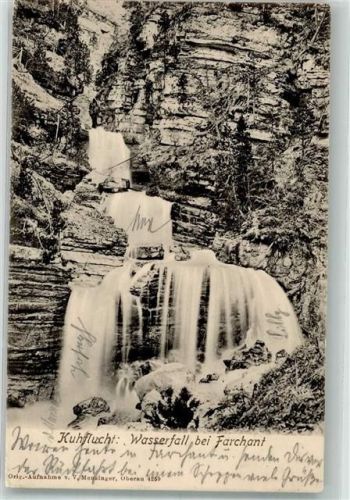 Farchant 1905 Kuhflucht Wasserfall