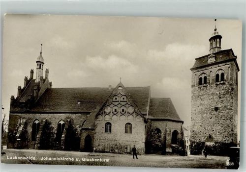 Luckenwalde Kirche St. Johannis mit Glockenturm Verlag Rubin & Co. 3538