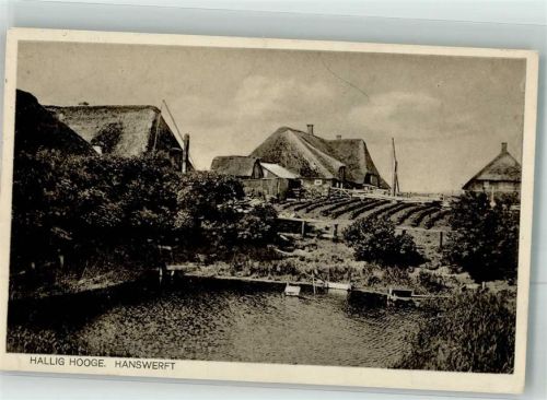 25859 W2251 Hooge , Hallig 1930 - Hanswarft
