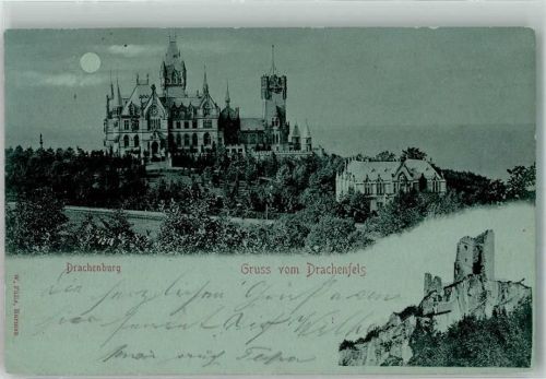 Drachenfels 1899 Drachenburg