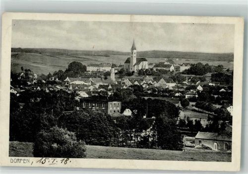 84405 W8250 Dorfen 1918 Foto AK Kirche