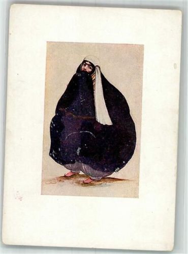 1935 Eine verschleierte persische Frau aus dem 19. Jahrhundert